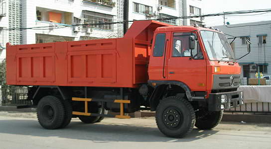 東風(fēng)平頭自卸汽車